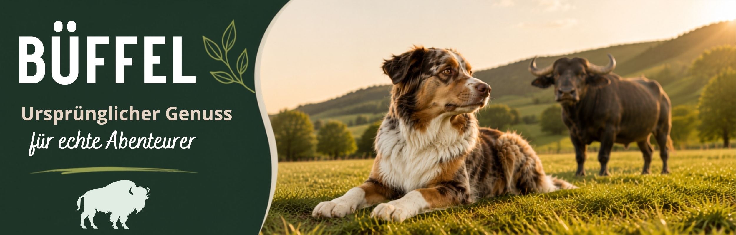 Natürliche Kauartikel vom Büffel, für echte Abenteurer Hunde