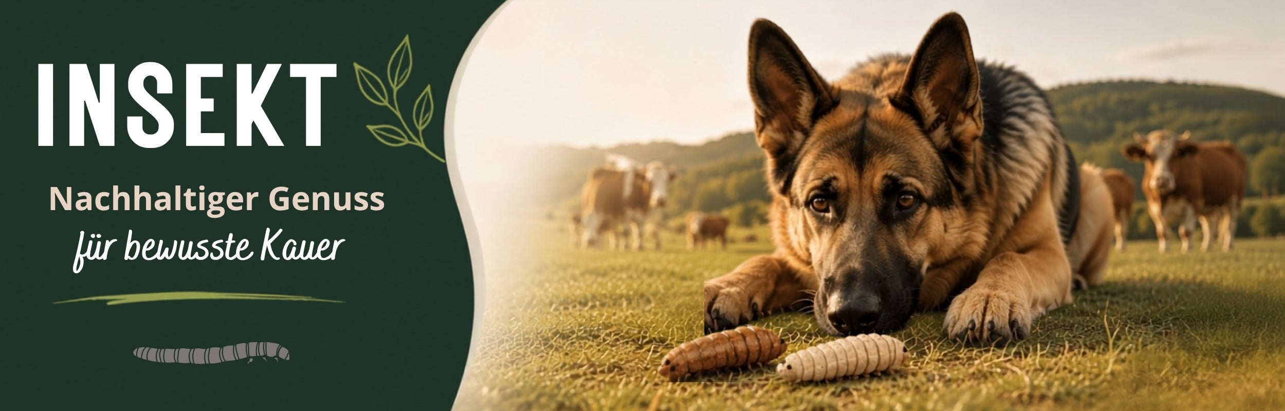 Insekten Protein für Hunde, die Trainingssnacks für eine nachhaltige Zukunft
