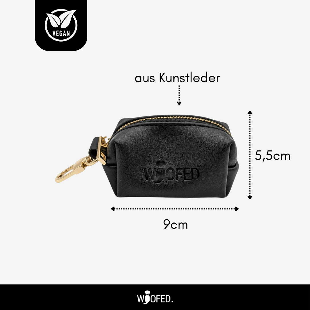 Kotbeutelspender Black & Gold - WOOFED.