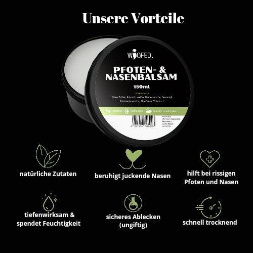 Pfotenbalsam - Natürliche Zutaten, beruhigt juckende Nasen, tiefenwirksam, ungiftig