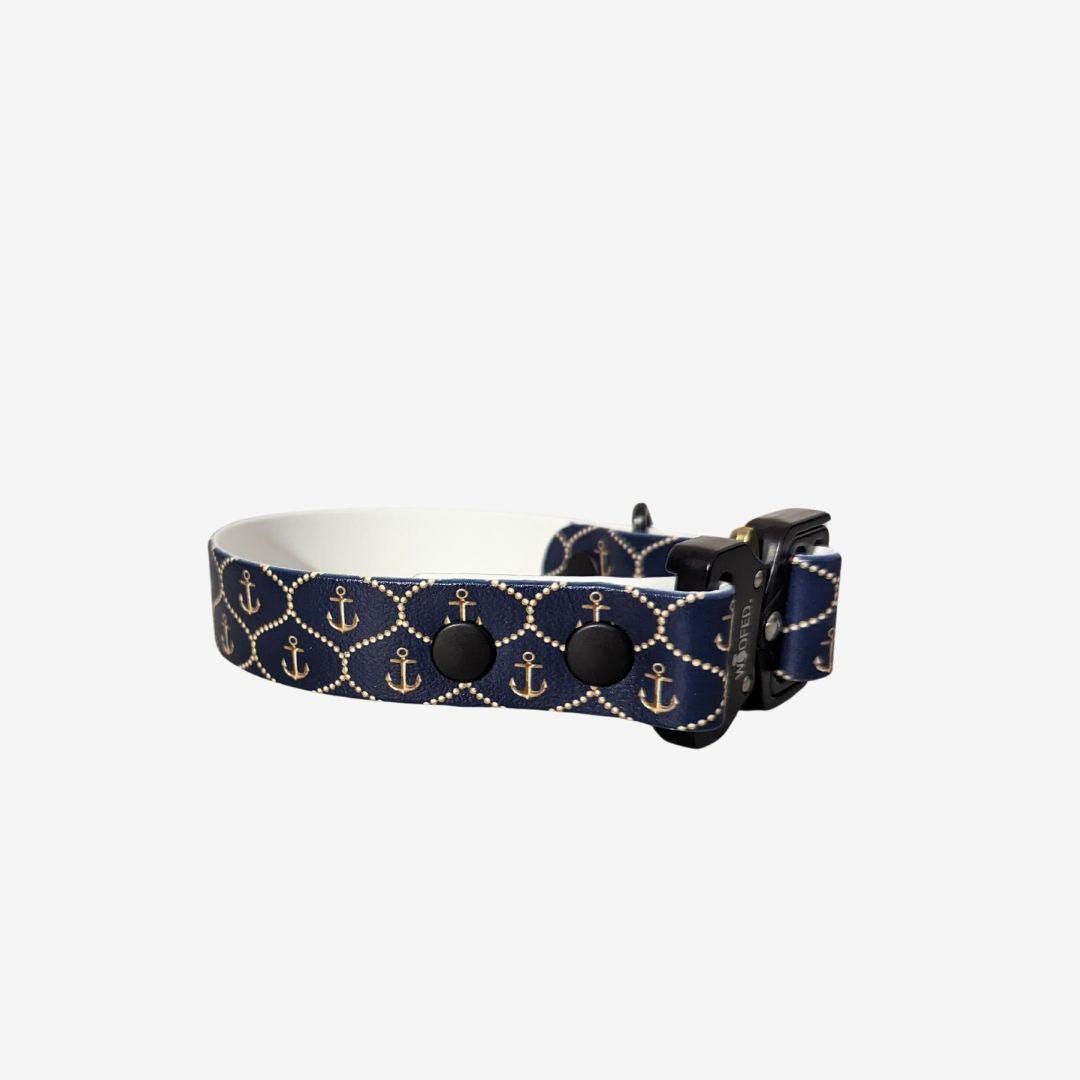 UV Biothane Halsband Anchor - WOOFED.