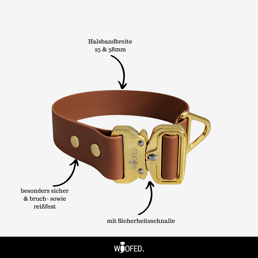 Biothane Tactical Halsband - WOOFED.