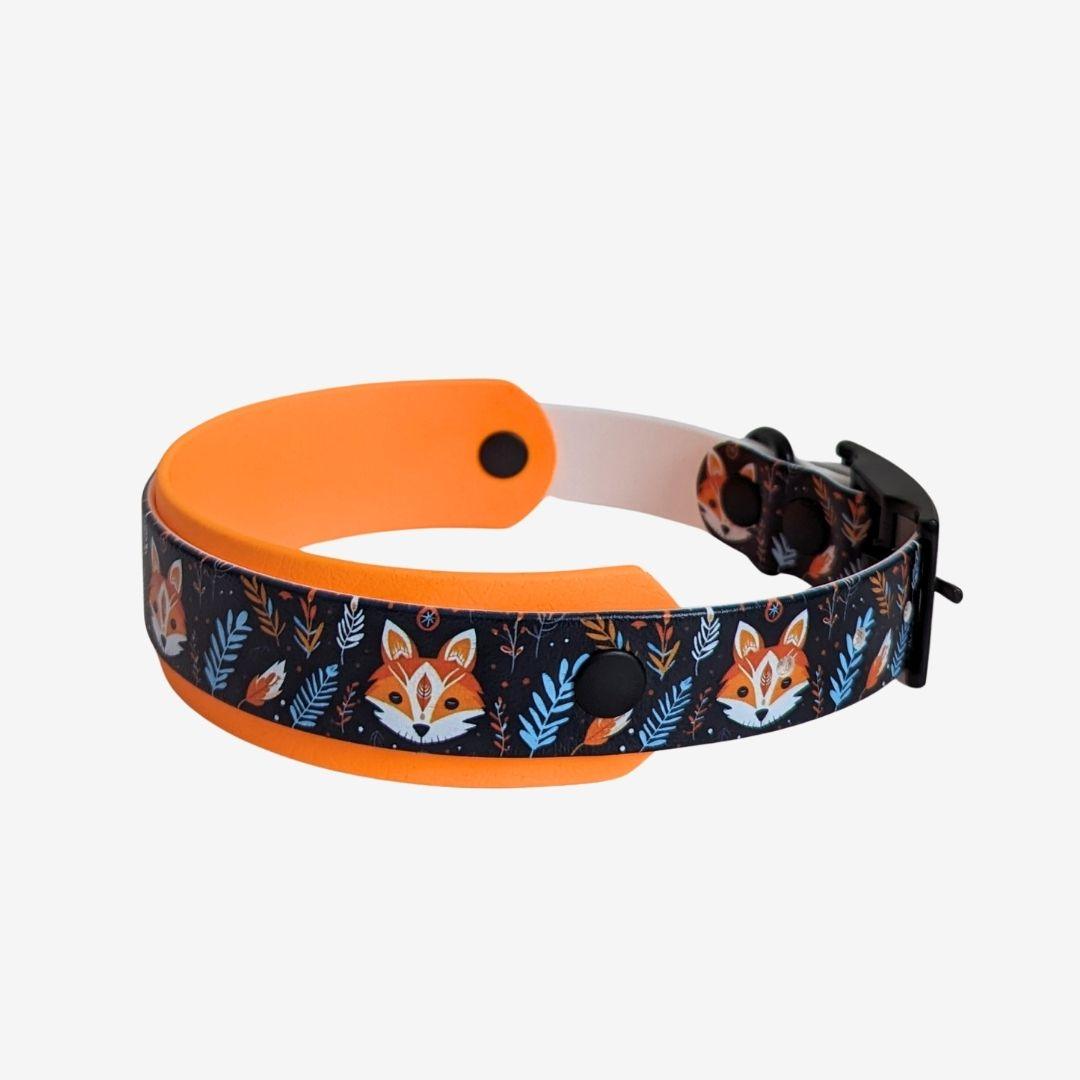 UV Biothane Halsband Boho Fox - WOOFED.