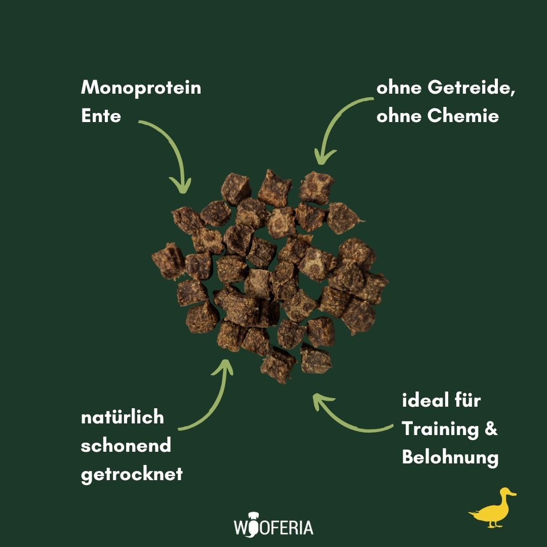 Entenfleisch Würfel PUR