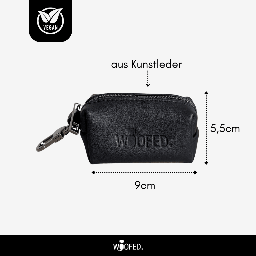 Kotbeutelspender Black Onyx - WOOFED.
