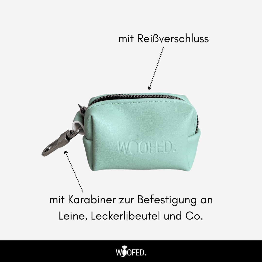 Kotbeutelspender Mint - WOOFED.