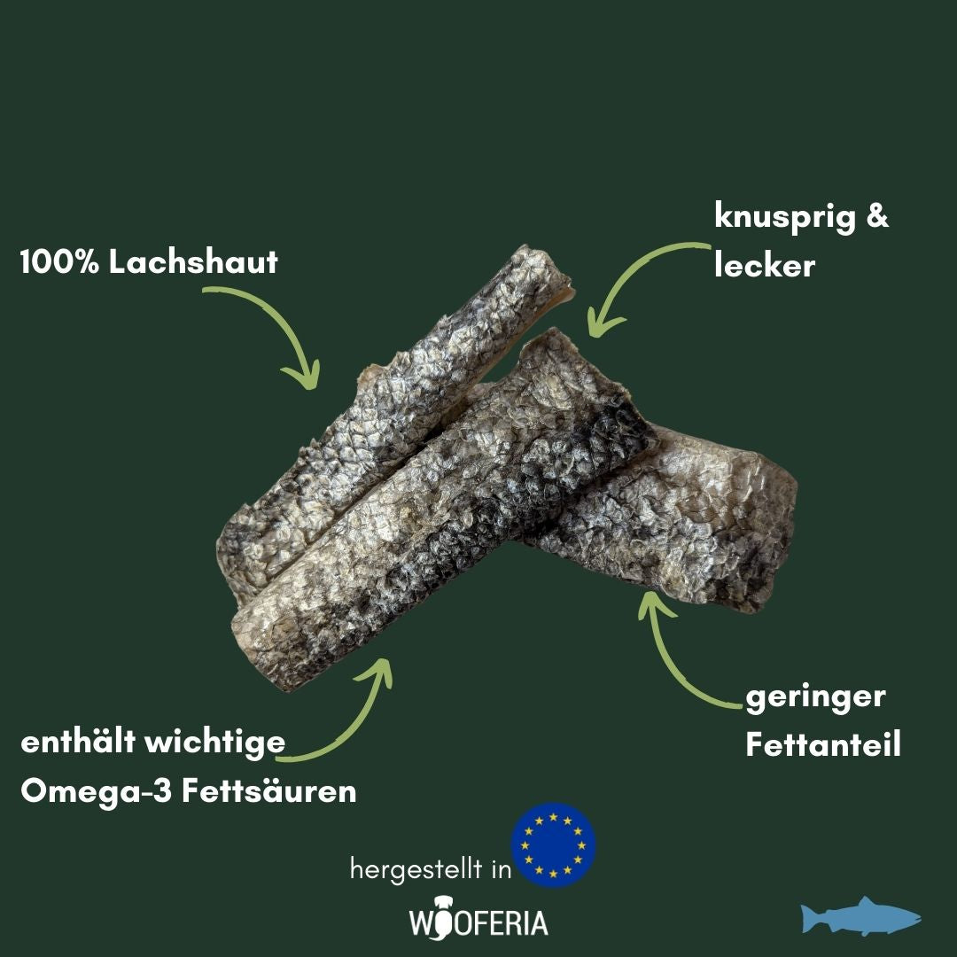 Lachshaut Streifen