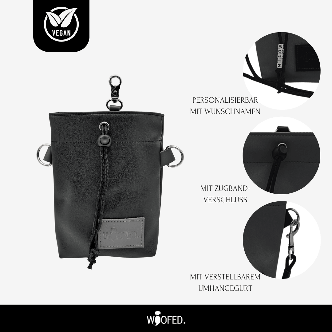 Leckerlibeutel Black Steel - WOOFED.