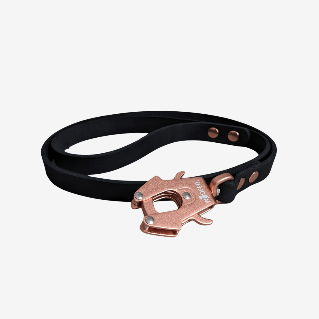 Leder Tactical Führleine mit Handschlaufe - WOOFED.