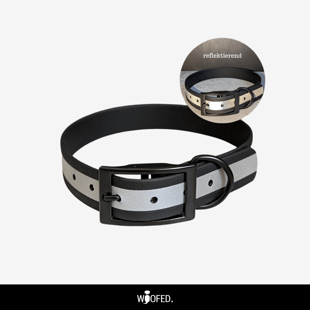 Biothane Reflective Halsband verstellbar - WOOFED.