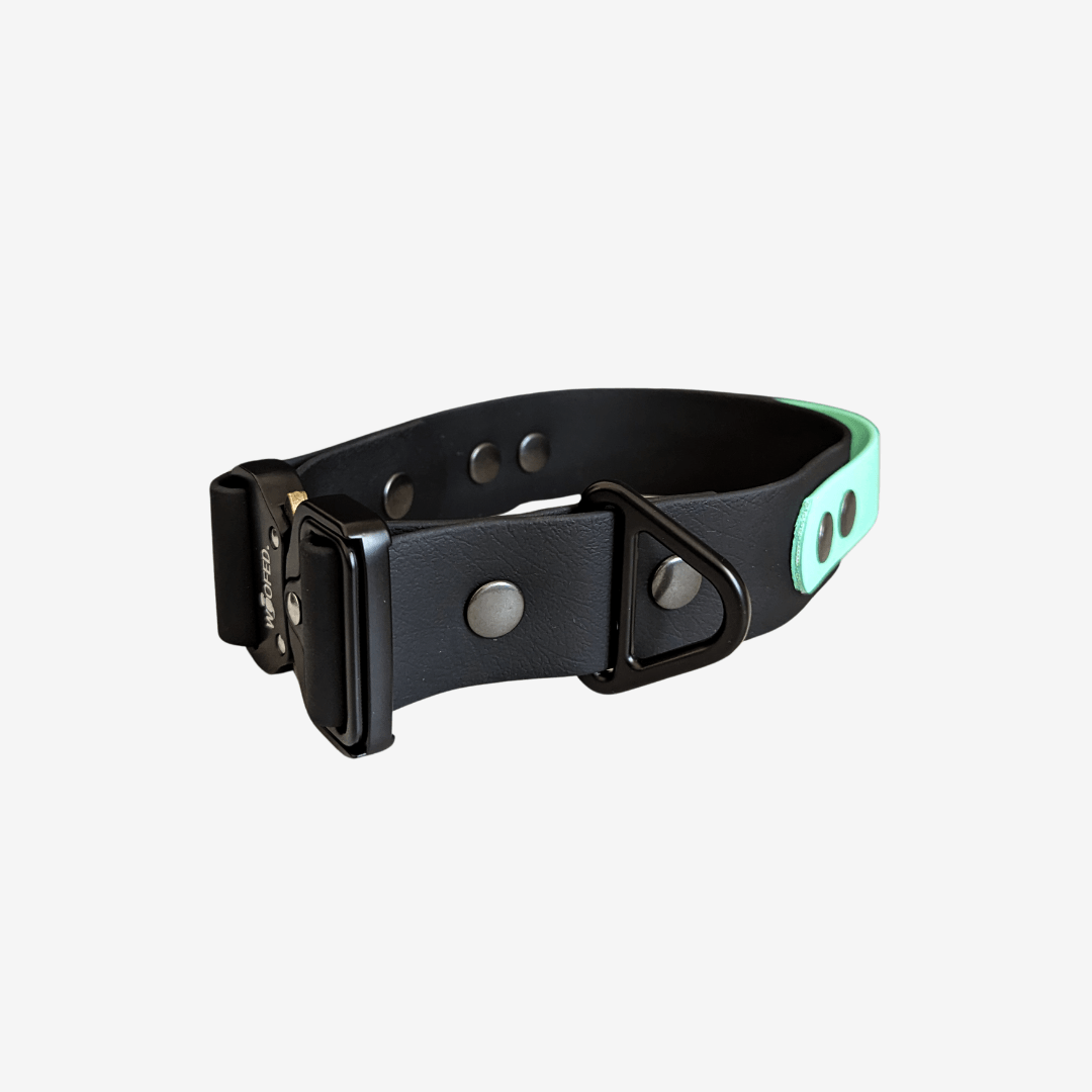 Biothane Tactical Halsband mit Griff - WOOFED.