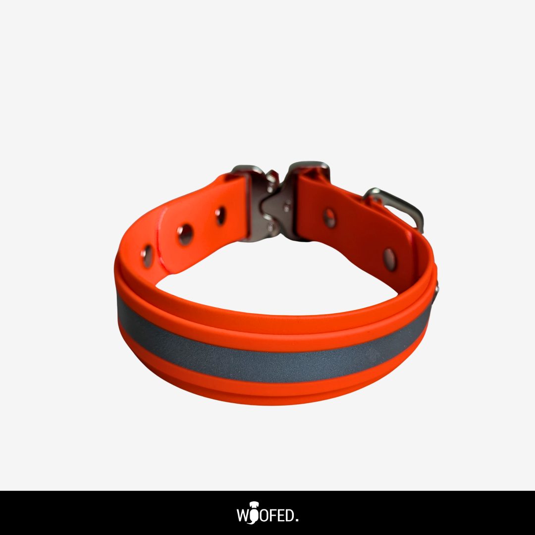 Biothane Tactical Reflective Halsband