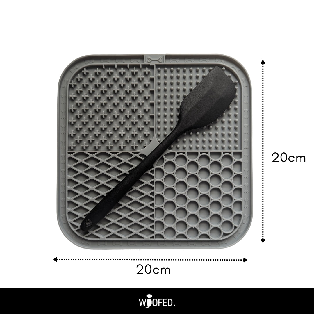 Schleckmatte mit Spachtel Quadrat