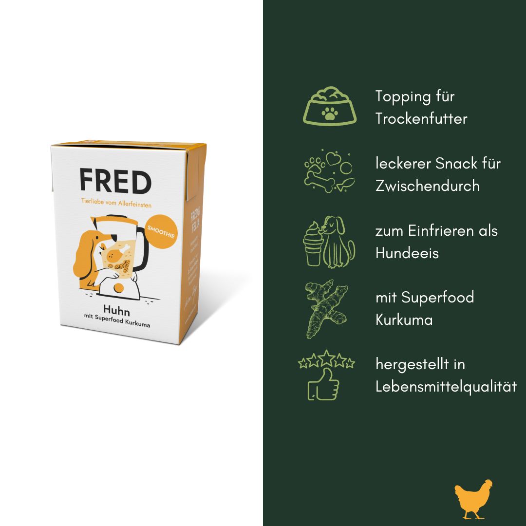 Smoothie Huhn mit Kurkuma