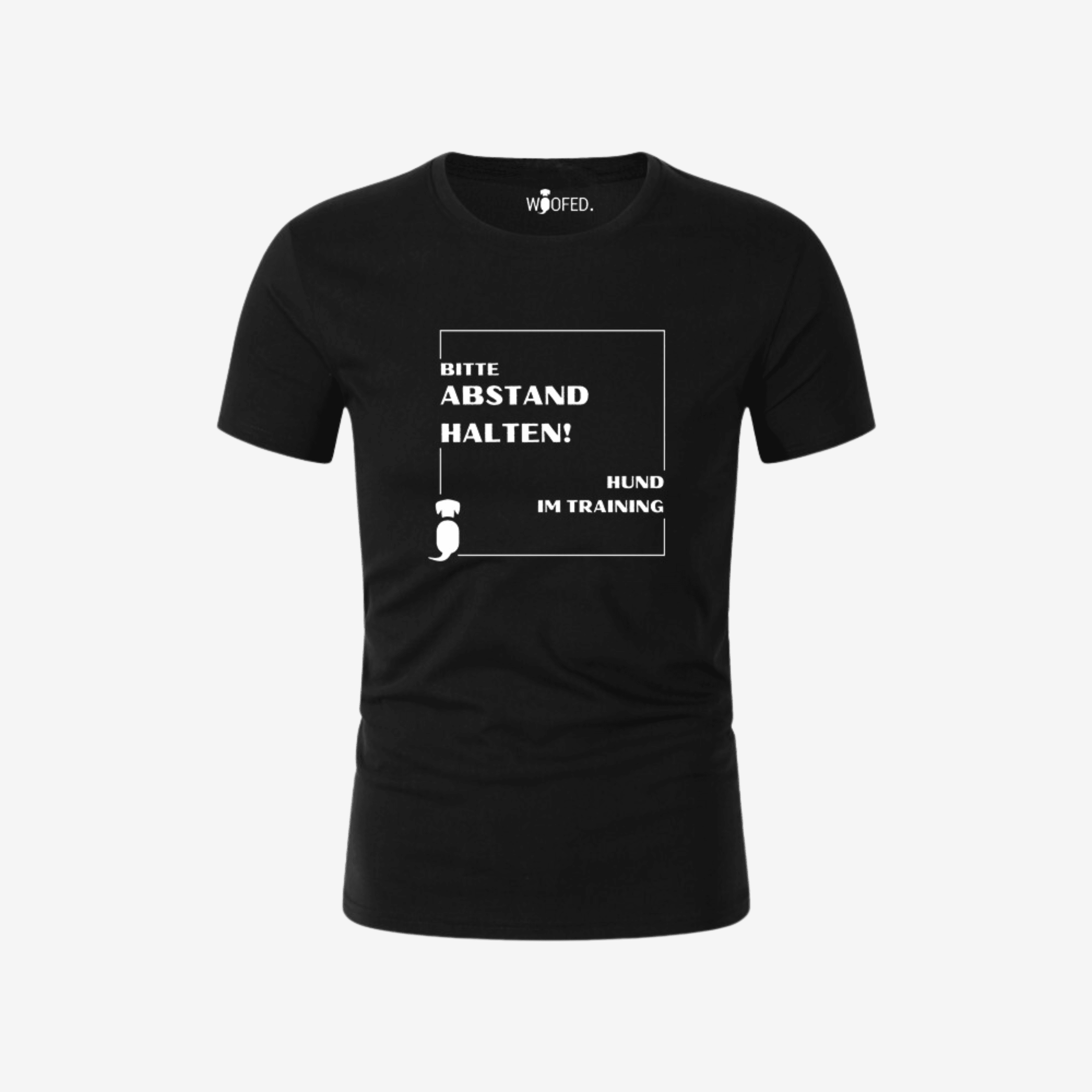T-Shirt "Abstand halten, Hund im Training" - WOOFED.