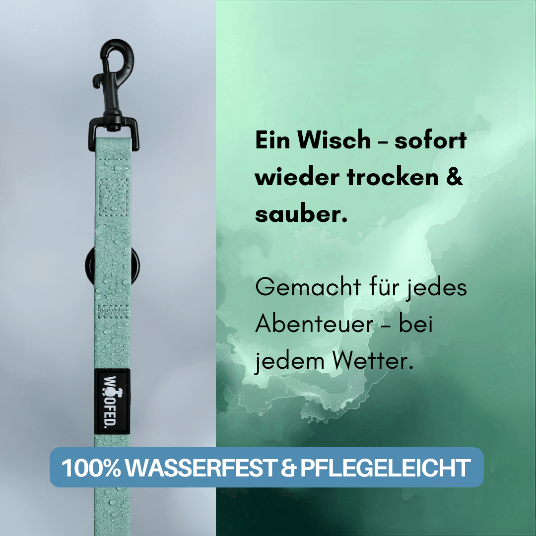 Führleine WOOFLEX® Classic verstellbar Jade Green