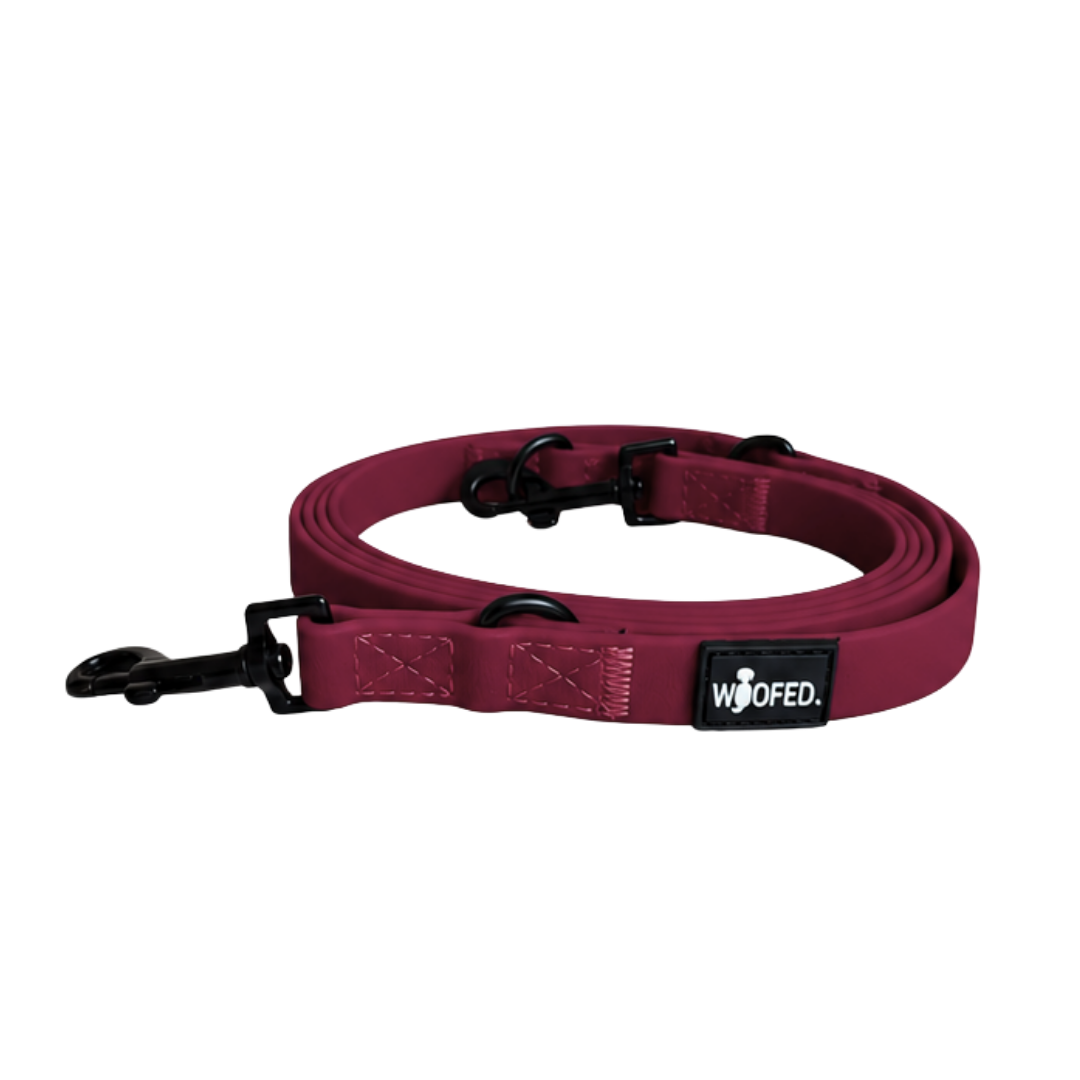 Führleine WOOFLEX® Classic verstellbar Burgundy