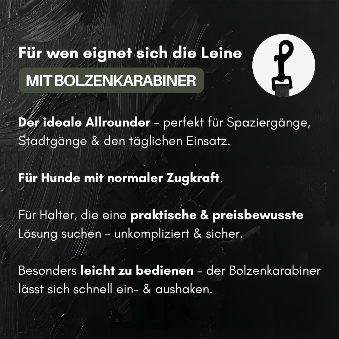 Führleine WOOFLEX® Classic verstellbar Phantom Black