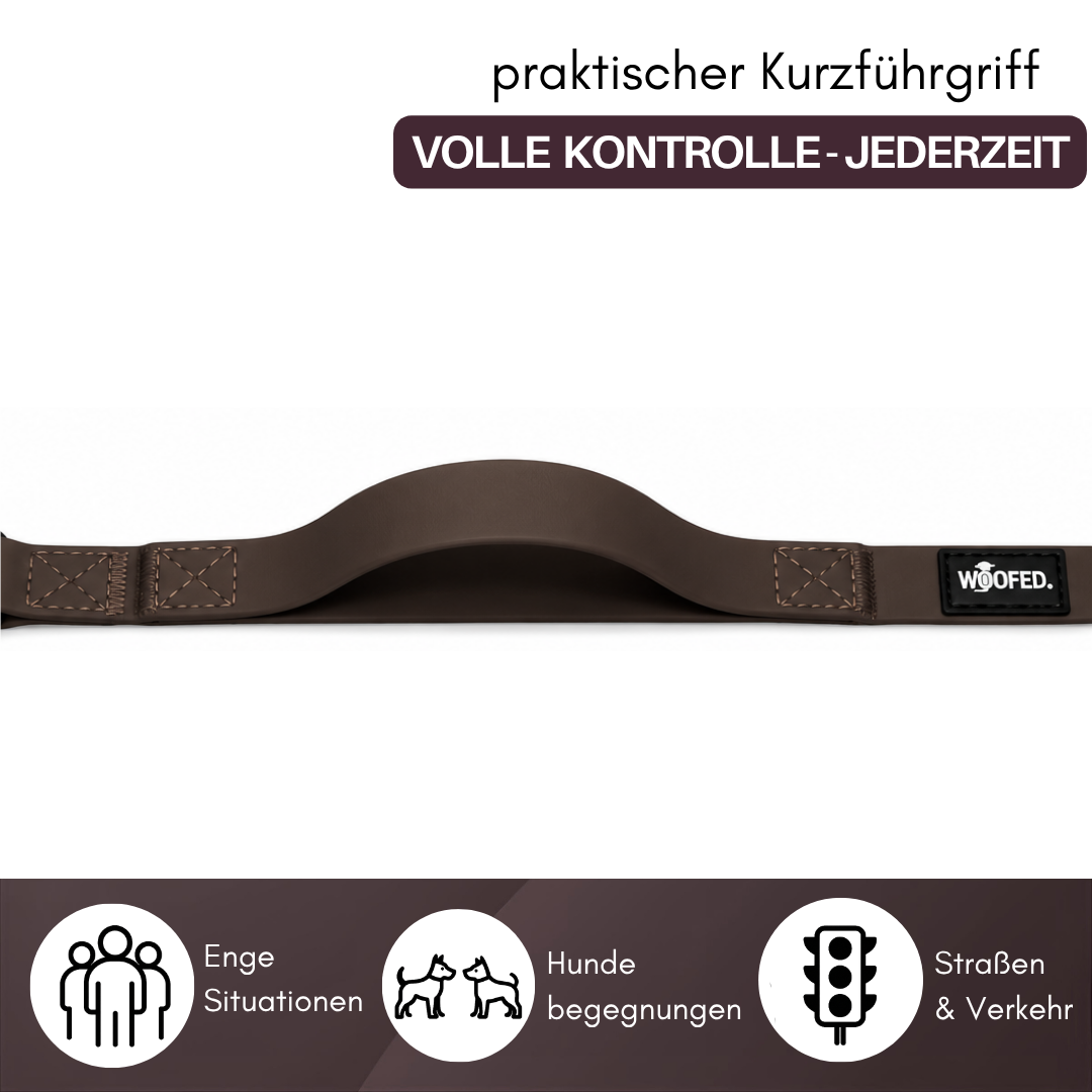 Führleine WOOFLEX® Classic verstellbar Espresso
