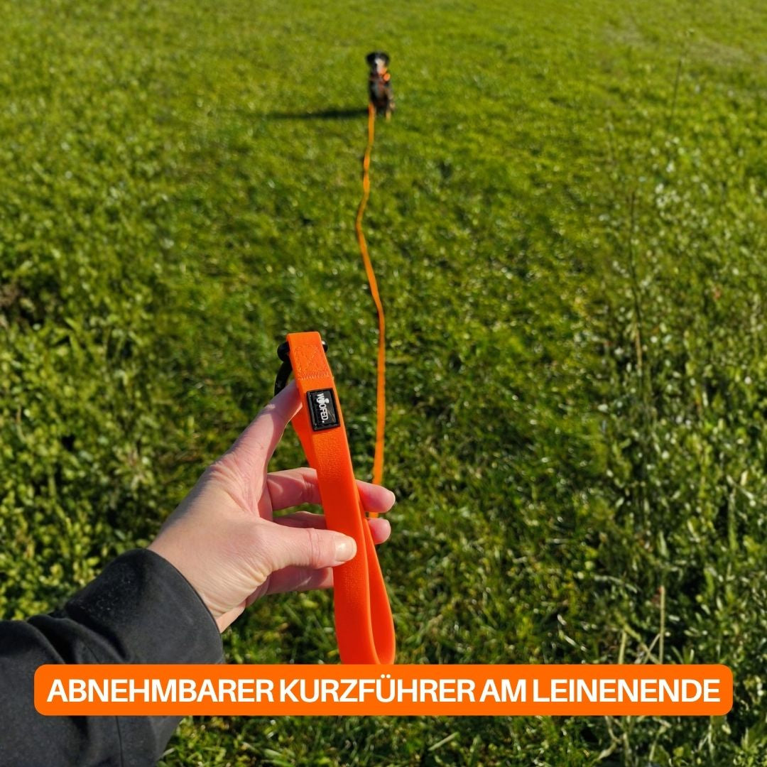 multifunktionale Schleppleine WOOFLEX® Sunset Orange