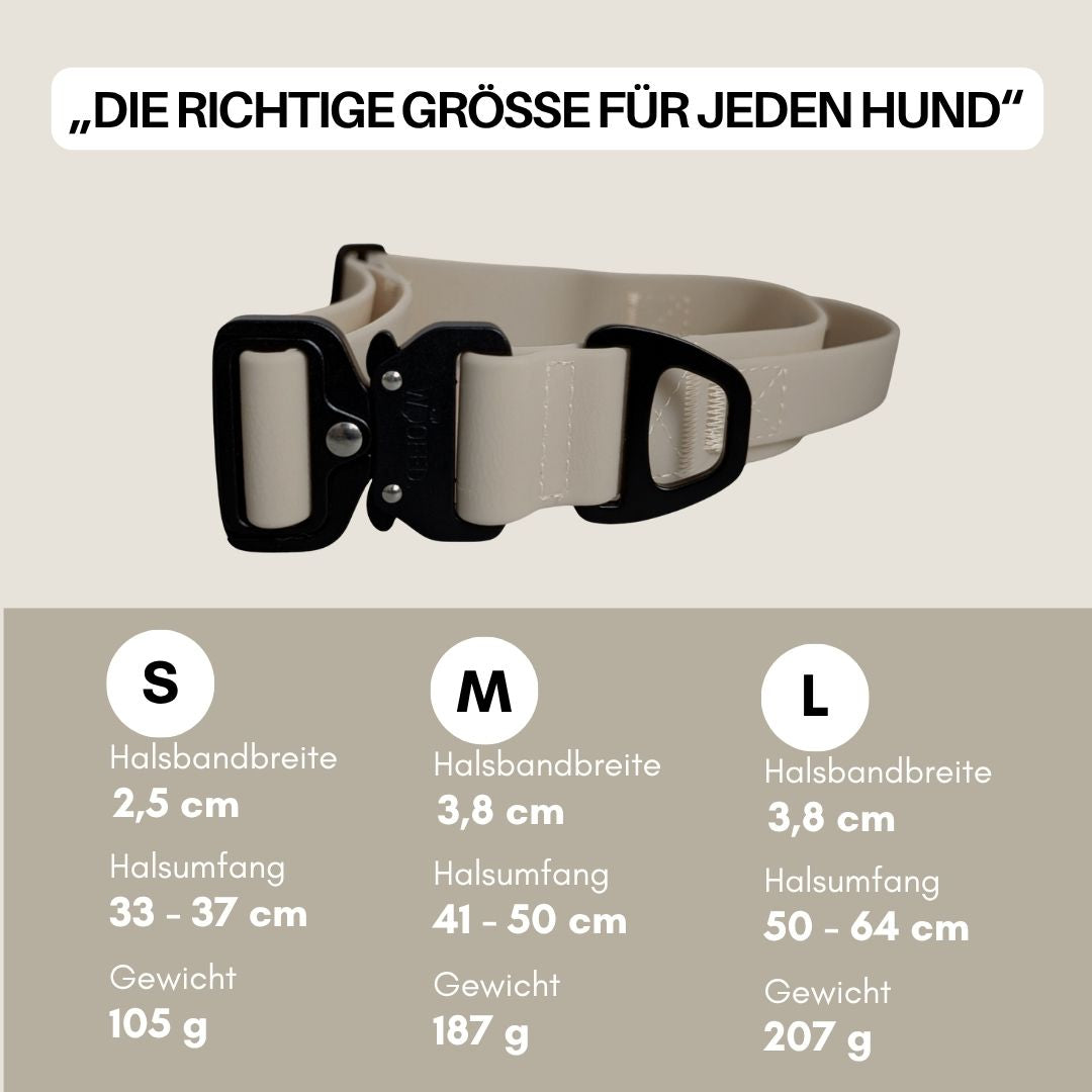 Halsband WOOFLEX® Tactical verstellbar Desert Sand