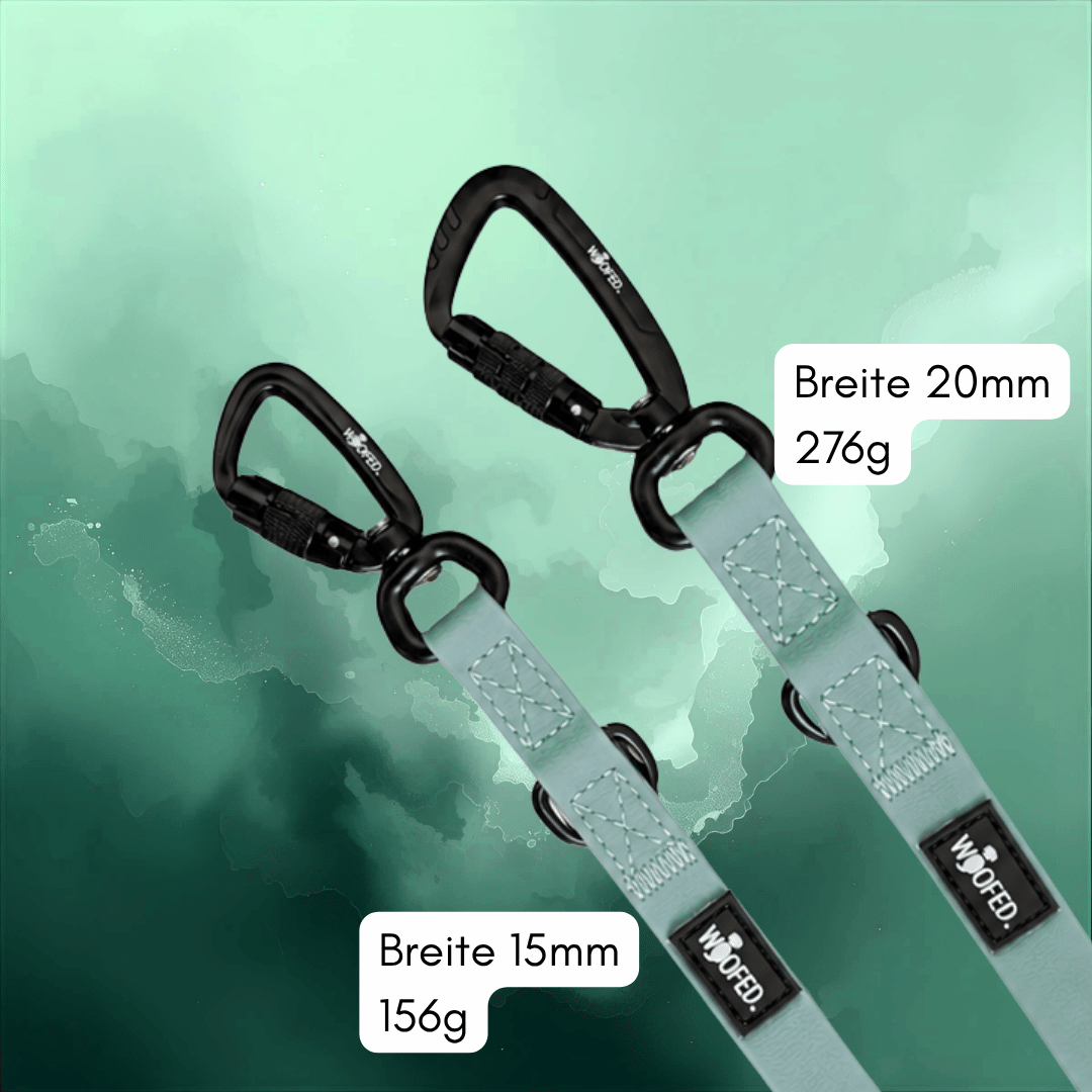 Führleine WOOFLEX® Pro verstellbar Jade Green