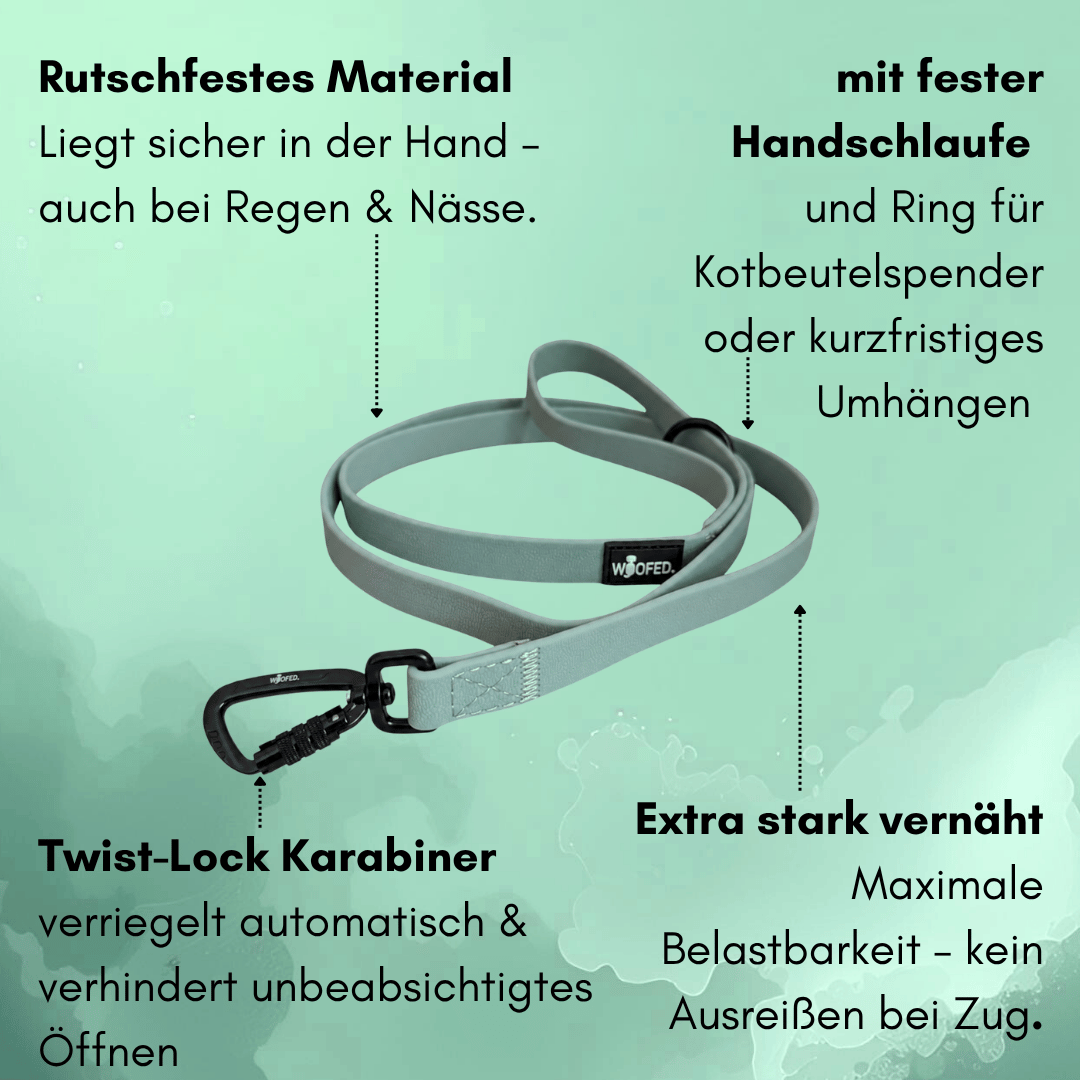 Führleine WOOFLEX® Pro Handschlaufe Jade Green