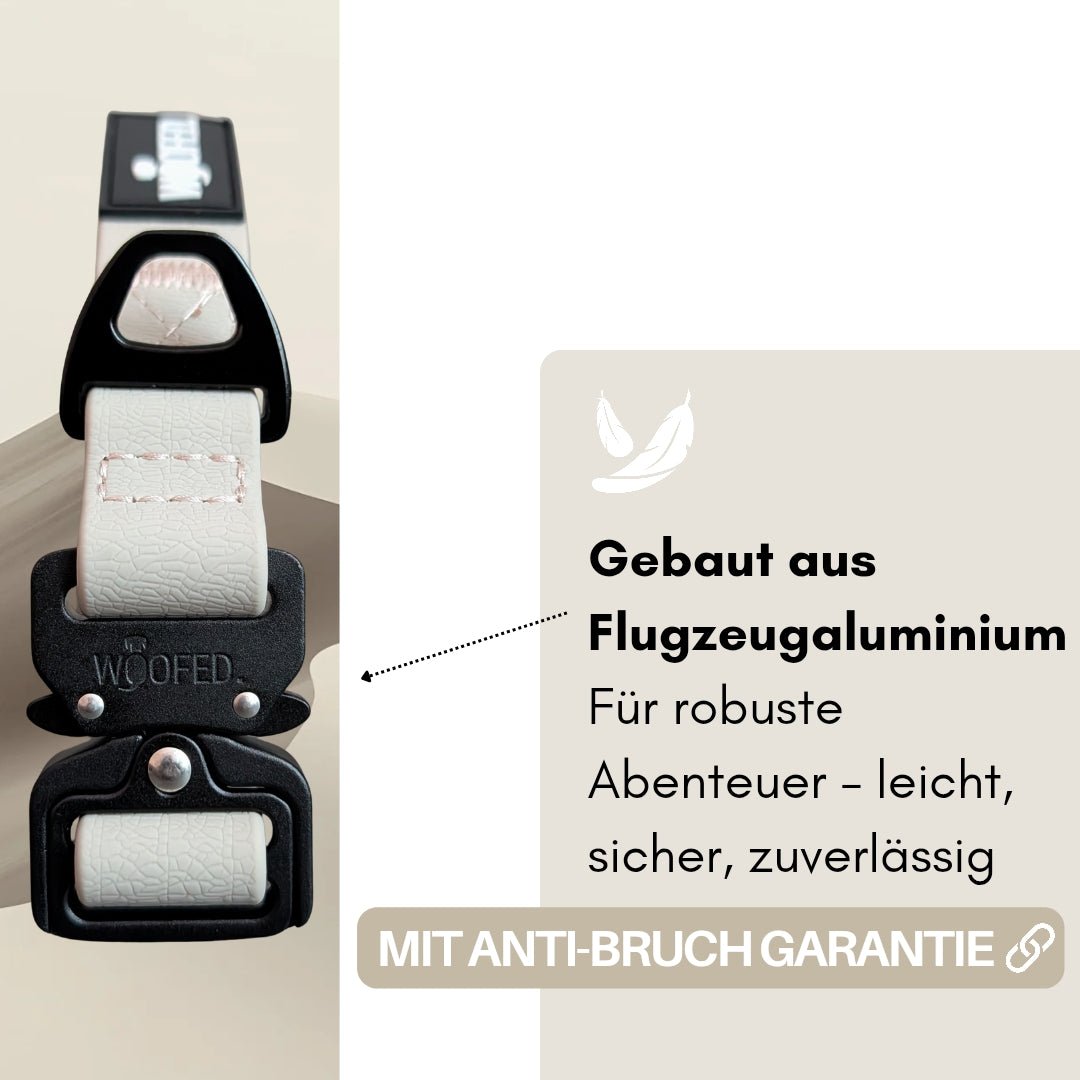 Halsband WOOFLEX® Tactical verstellbar ohne Griff Desert Sand - WOOFED.