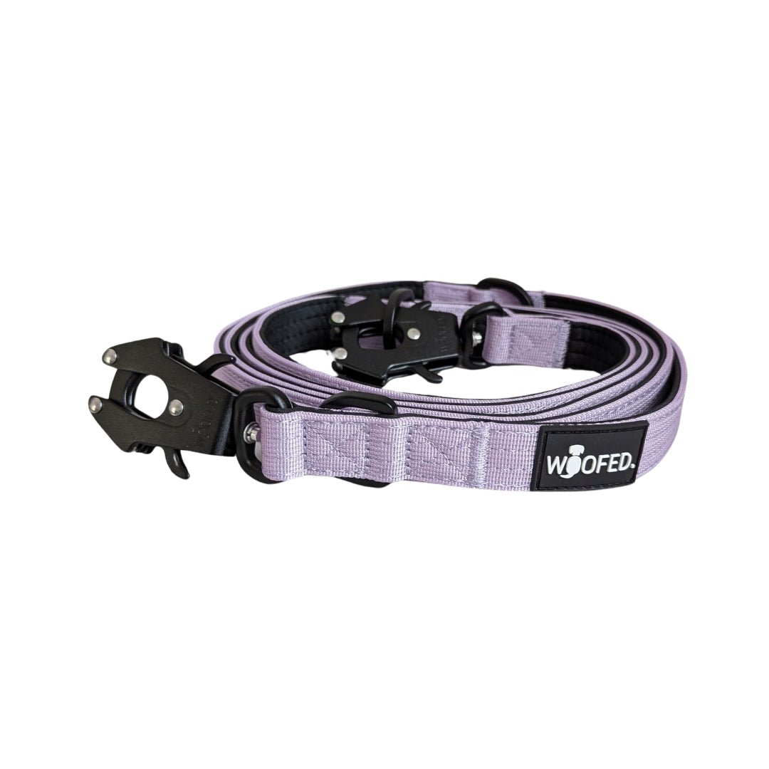 Nylon Tactical Führleine Lilac - WOOFED.