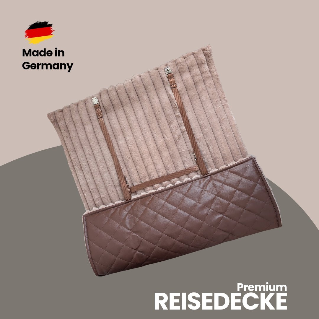 Reisedecke Premium Travel Mocha - WOOFED.