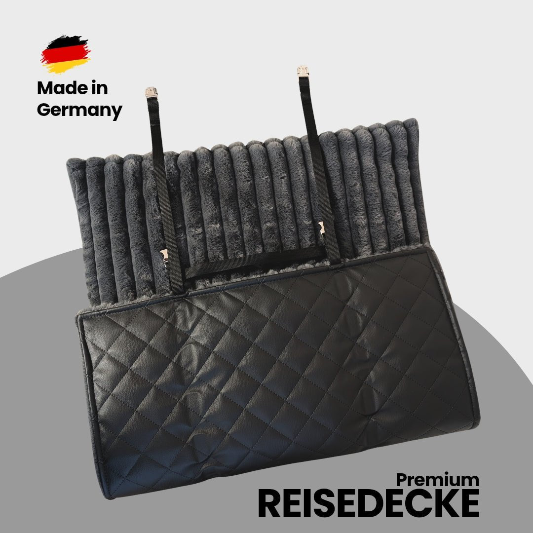 Reisedecke Premium Travel Noir - WOOFED.