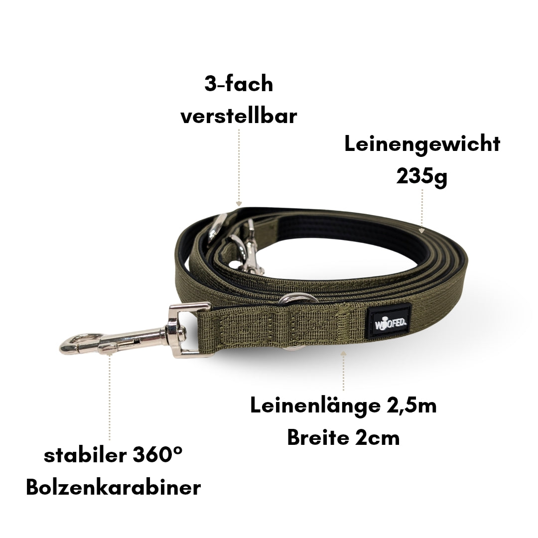 Nylon Classic Führleine Military Olive