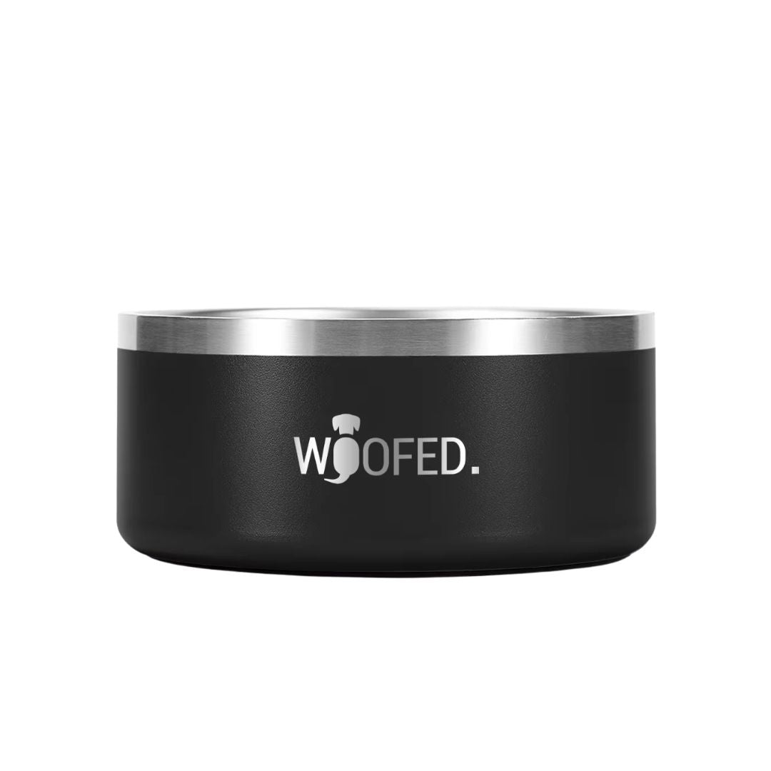 Premium Edelstahlnapf Mystery Black