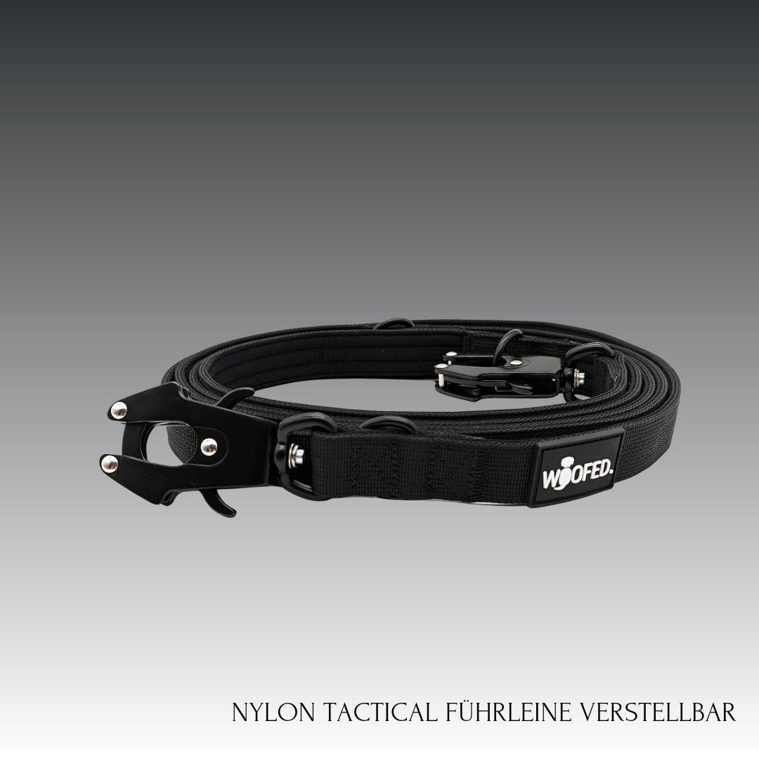 Nylon Tactical Führleine DEEP BLACK