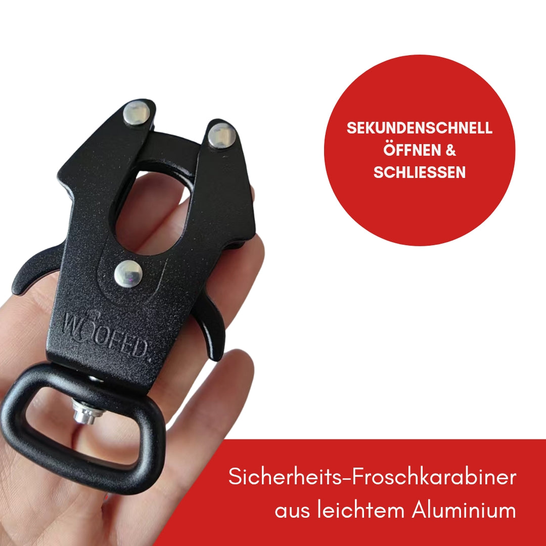 taktische Nylon Führleine Rosso Red