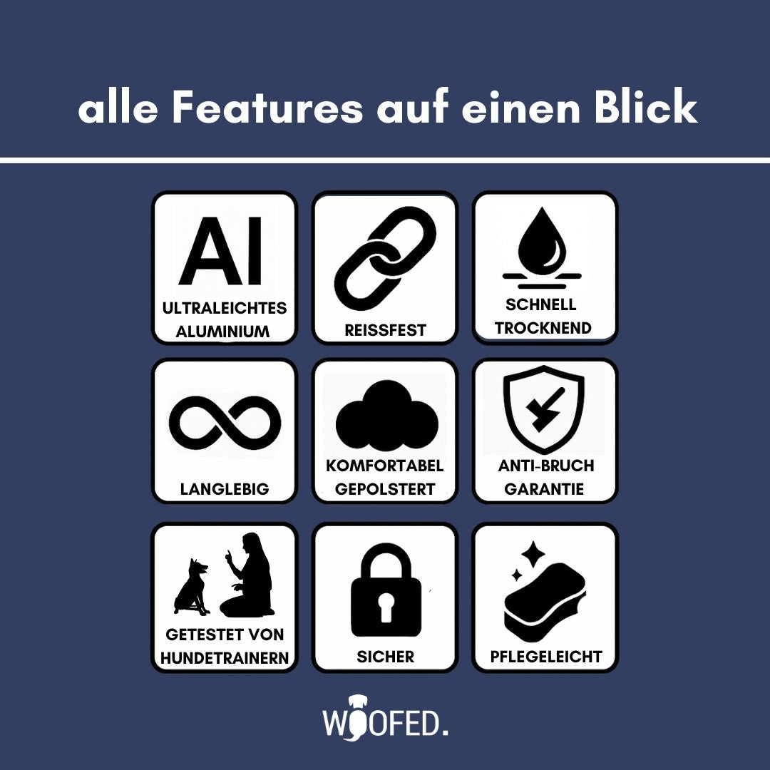 taktisches Nylon Halsband für kleine Hunde Midnight Blue