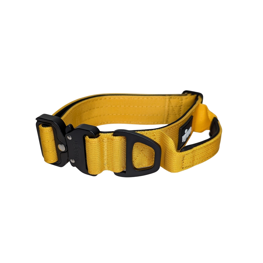 taktisches Nylon Halsband Sunset Yellow - ultraleicht