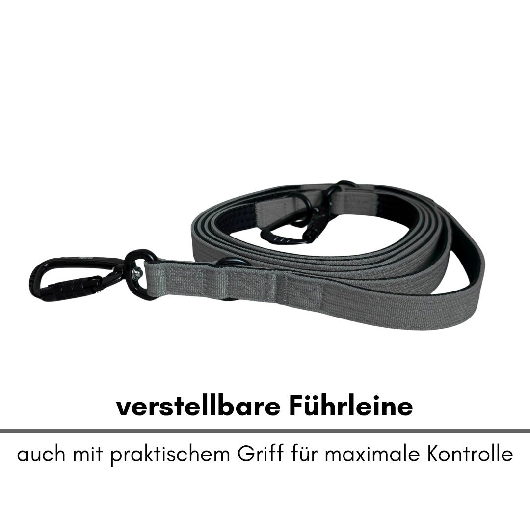 Nylon Pro Führleine Anthracite