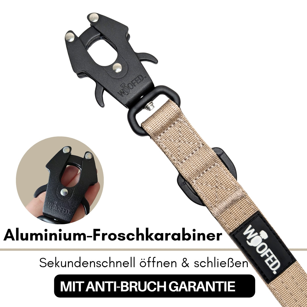 taktische Nylon Führleine Desert Tan