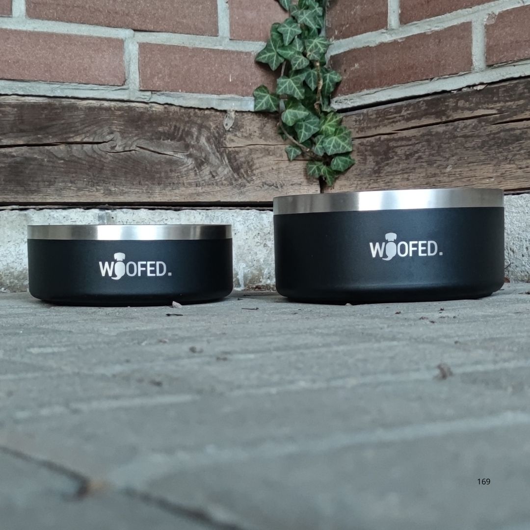 Premium Edelstahlnapf Mystery Black