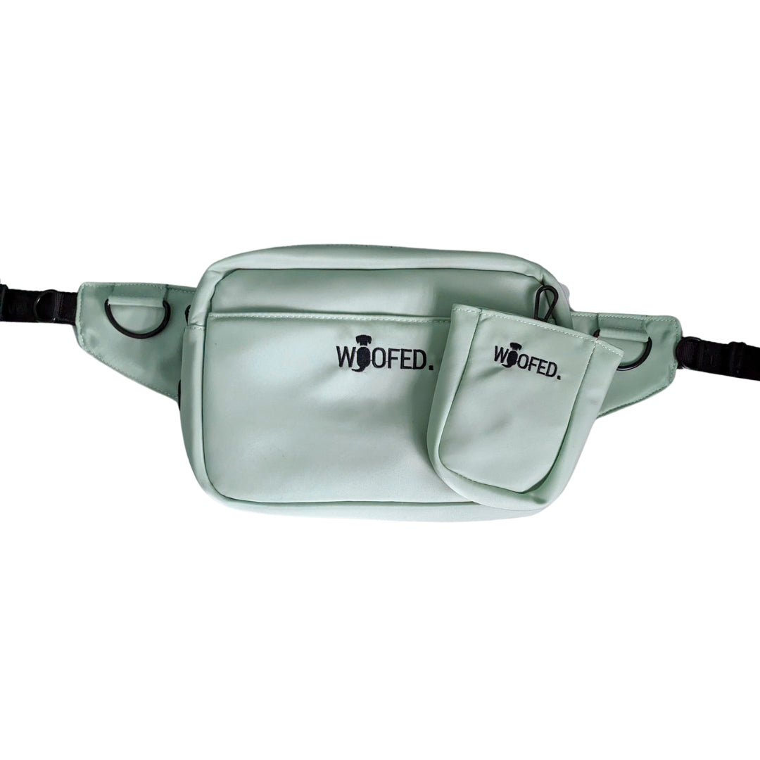 Multifunktionale Gassitasche - 2 in 1 Bauchtasche & Schultertasche Sage