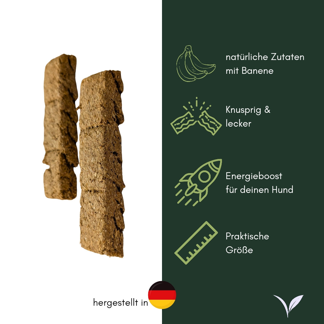 Müsliriegel mit Banane