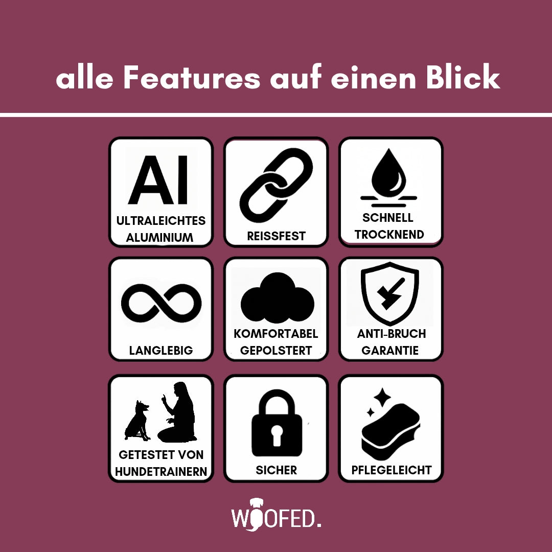 Nylon Tactical Halsband für kleine Hunde Bordeaux