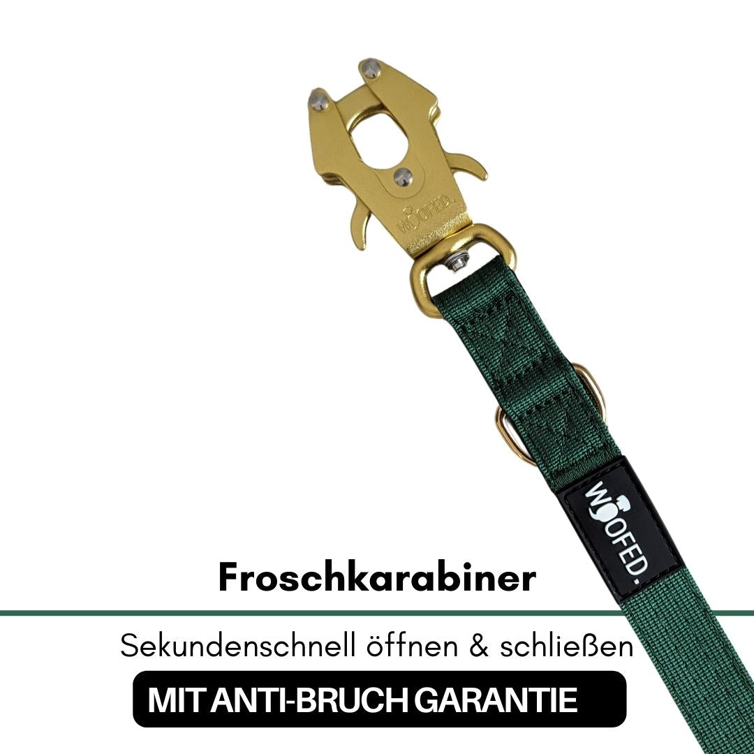 taktische Nylon Führleine Emerald Green