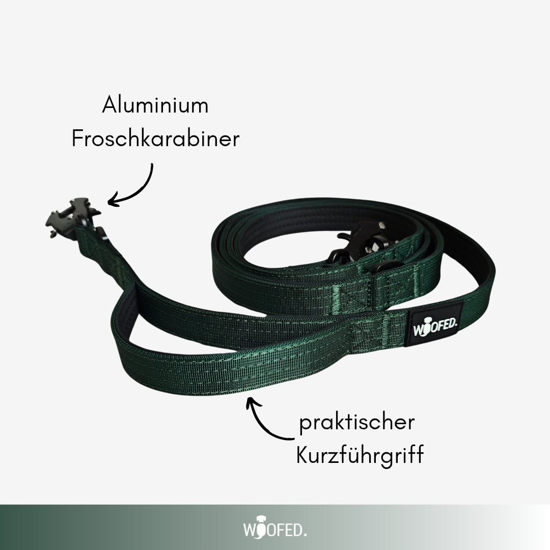 taktische Nylon Führleine Dark Green