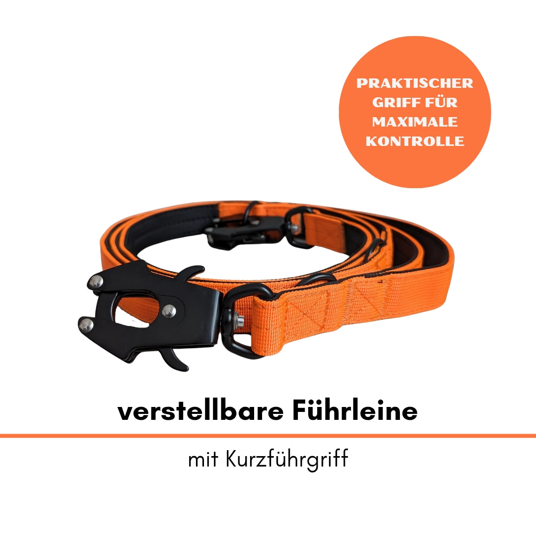 Nylon Tactical Lead Safety Orange