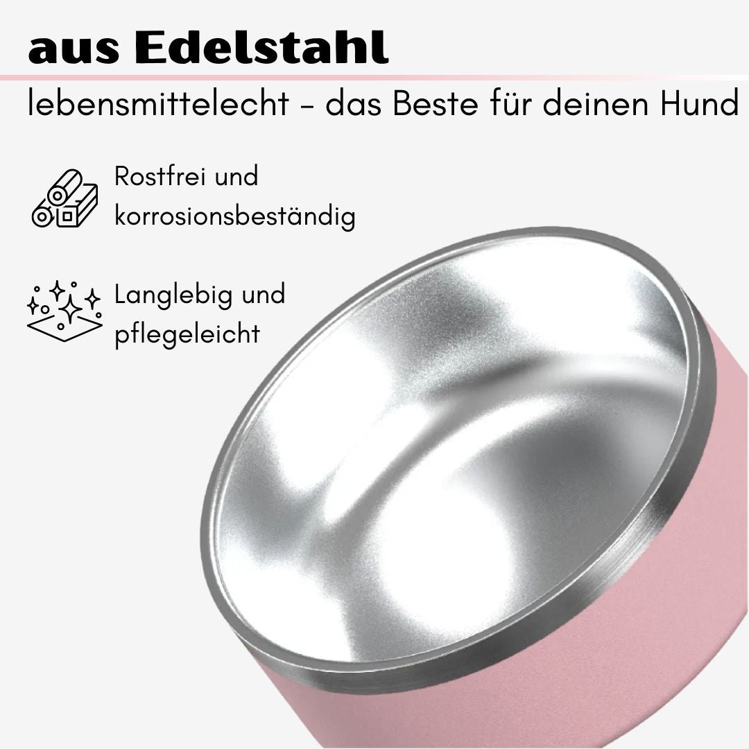 Premium stainless steel bowl Charming Rose