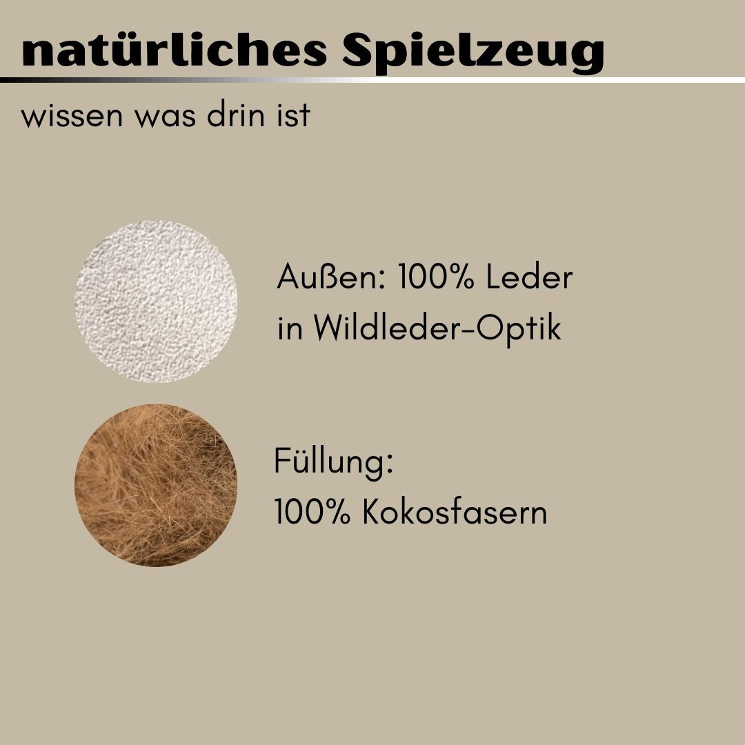 nachhaltiges Hundespielzeug Hund Bruno