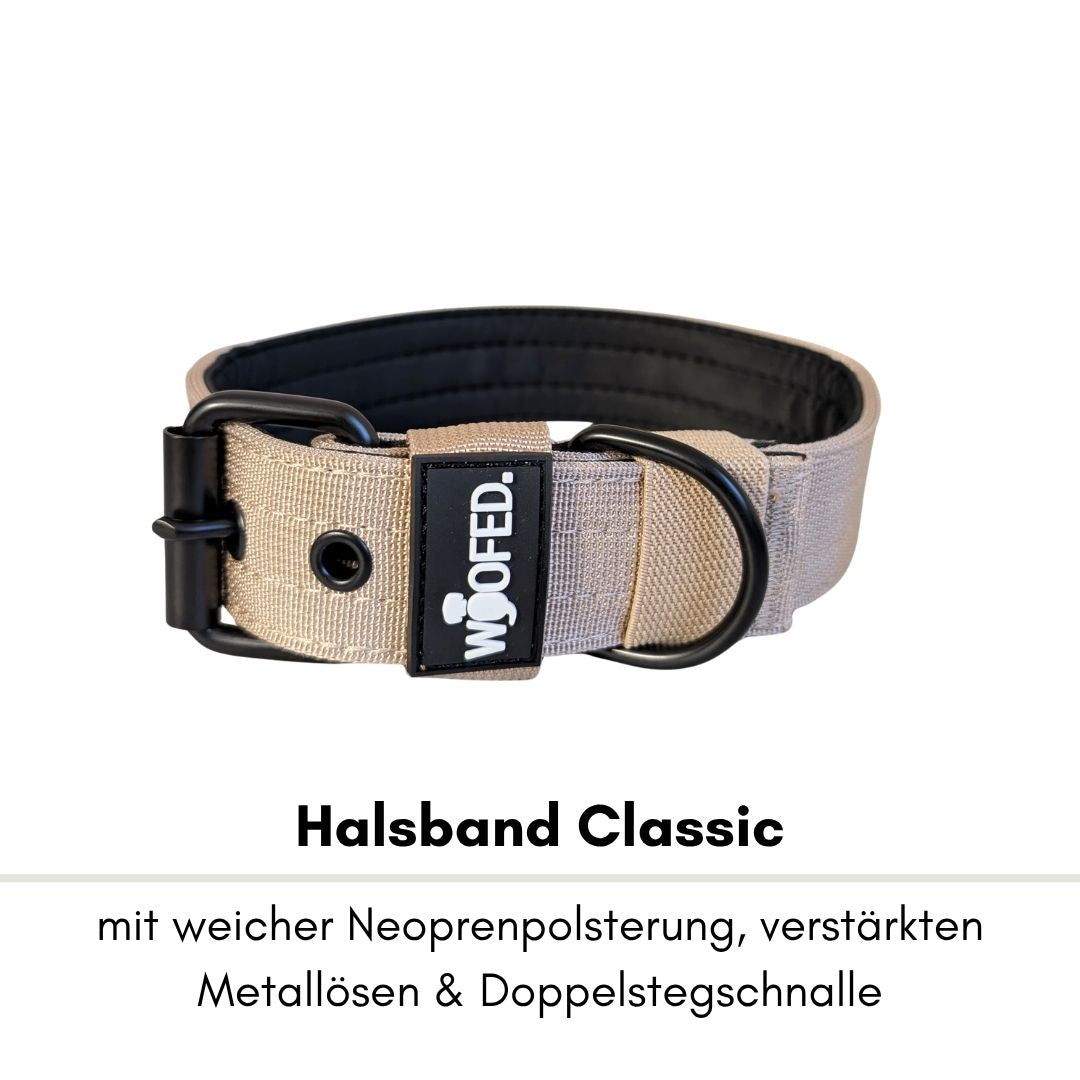Nylon Classic Halsband Desert Tan