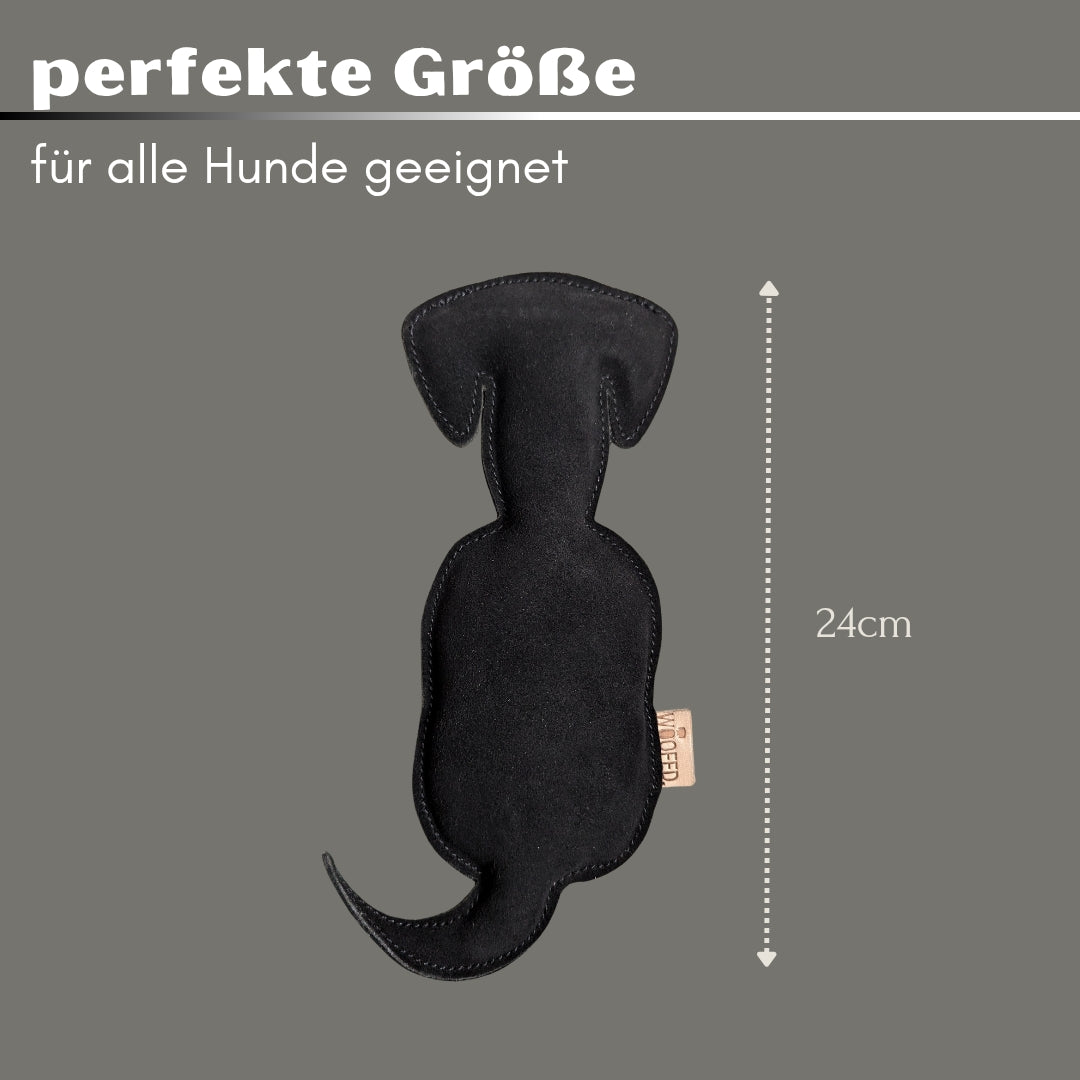Hundespielzeug "WOOFED." Logo Hund